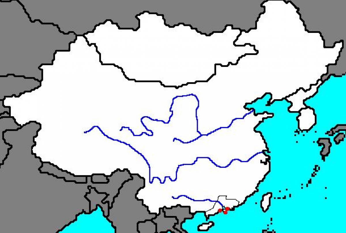 خالی نقشہ قدیم چین کے