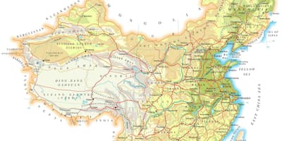 چین کے نقشہ کو تلروپ