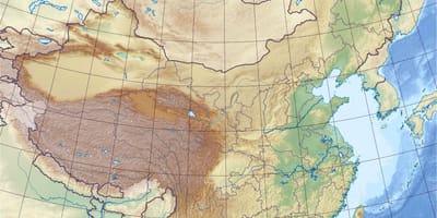 ریلیف چین کا نقشہ